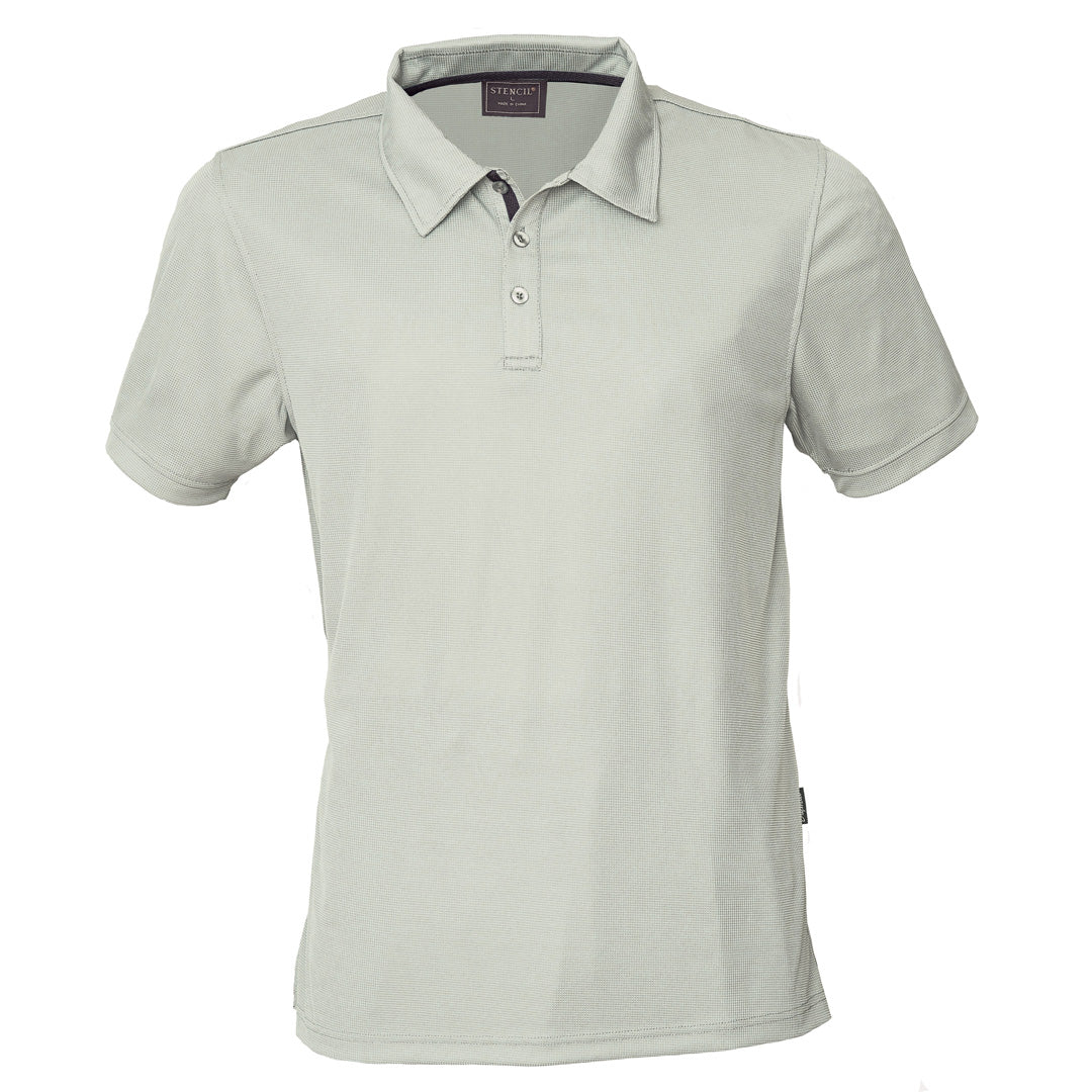 House of Uniforms The Superdry Polo | Mens | Short Sleeve Stencil Light Grey/Charcoal