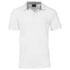 House of Uniforms The Kahave Polo | Mens | Short Sleeve Stencil White