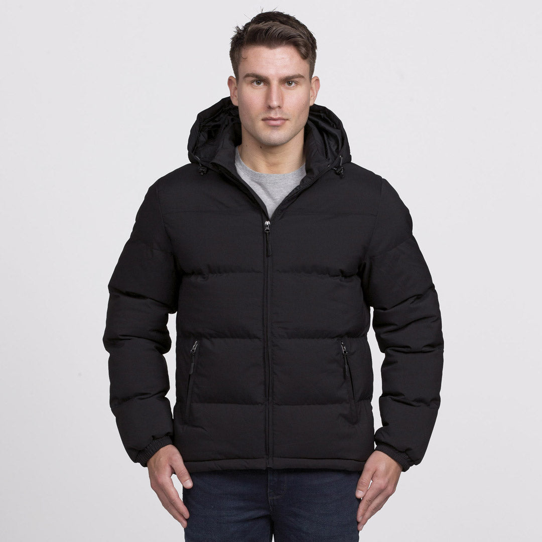 House of Uniforms The Edge Puffa Jacket | Unisex Smpli Black