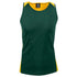 House of Uniforms The Premier Singlet | Mens Aussie Pacific Bottle/Gold
