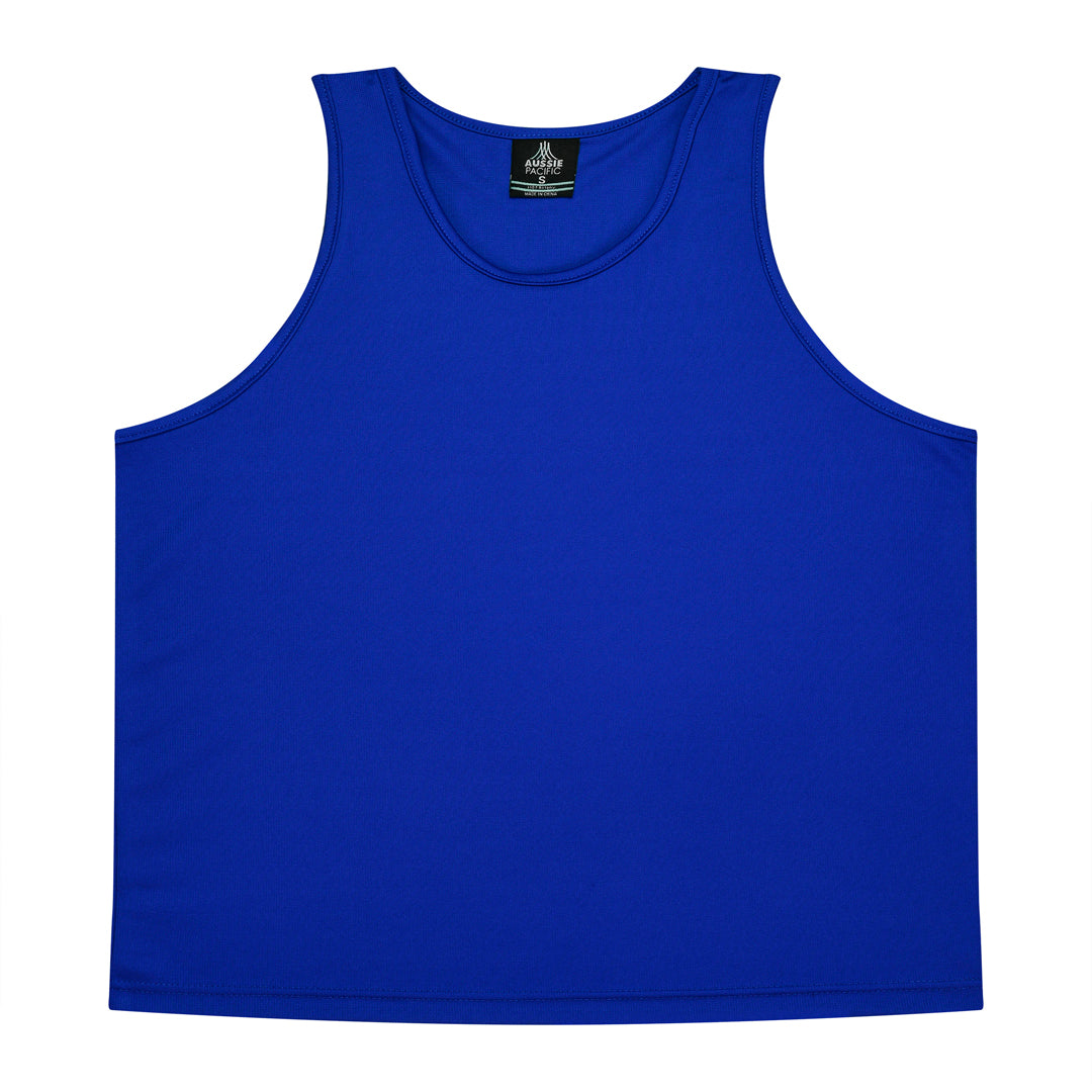 House of Uniforms The Botany Singlet | Mens Aussie Pacific Royal