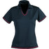 House of Uniforms The Cool Dry Polo | Ladies | Short Sleeve Stencil Navy/Red