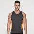 House of Uniforms The Tasman Singlet | Mens | Black Base Aussie Pacific