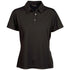 House of Uniforms The Glacier Polo | Ladies | Short Sleeve Stencil Black