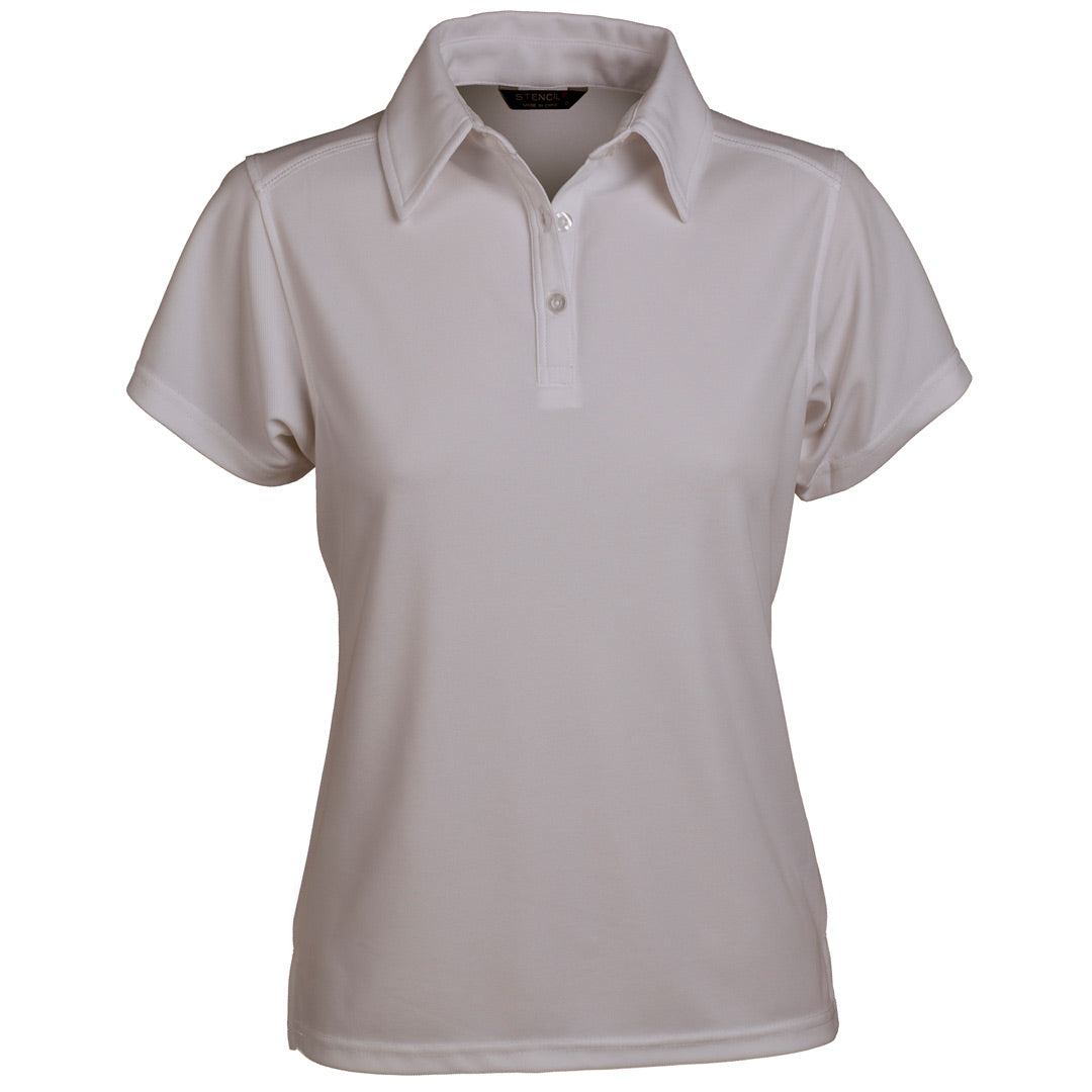 House of Uniforms The Glacier Polo | Ladies | Short Sleeve Stencil