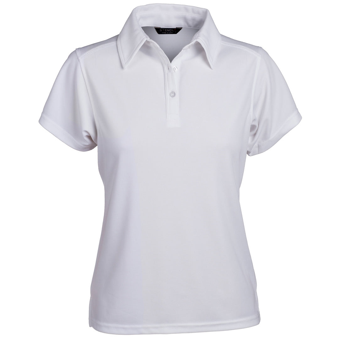 House of Uniforms The Glacier Polo | Ladies | Short Sleeve Stencil