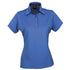 House of Uniforms The Silvertech Polo | Ladies | Short Sleeve Stencil Ocean Blue/Silver