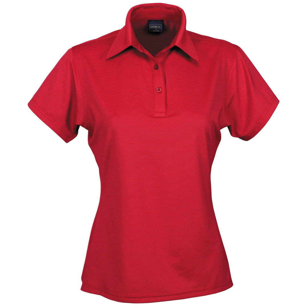 House of Uniforms The Silvertech Polo | Ladies | Short Sleeve Stencil