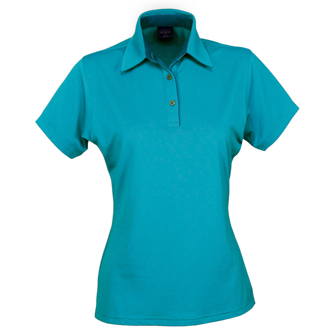 House of Uniforms The Silvertech Polo | Ladies | Short Sleeve Stencil