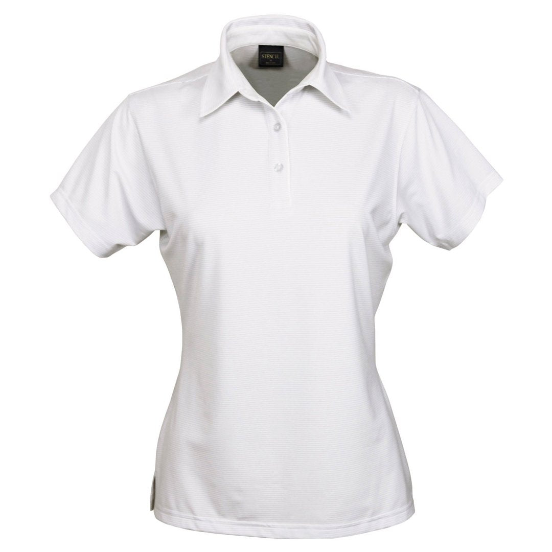 House of Uniforms The Silvertech Polo | Ladies | Short Sleeve Stencil