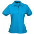 House of Uniforms The Superdry Polo | Ladies | Short Sleeve Stencil Mid Blue/Navy