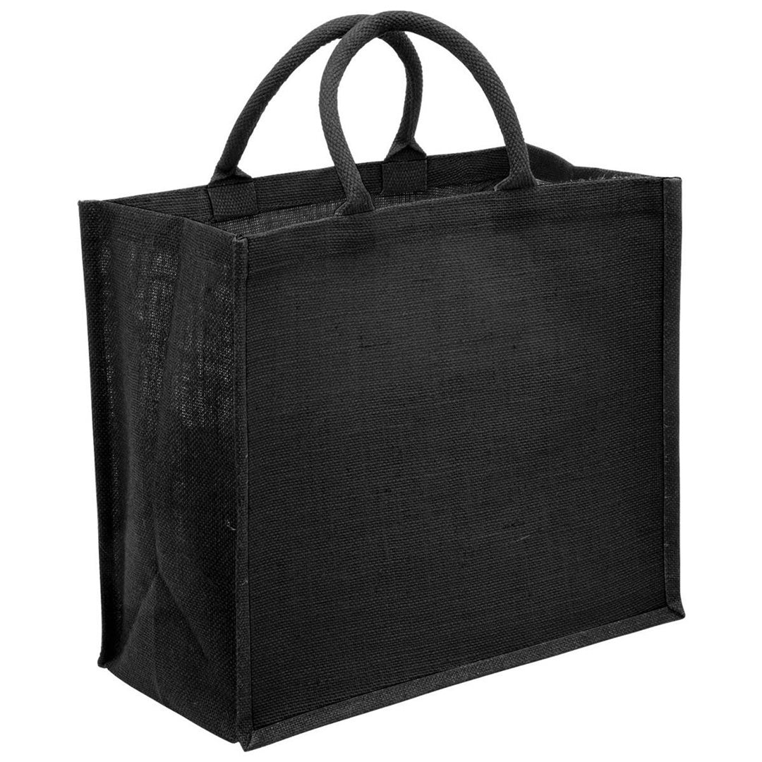 House of Uniforms The Eco Jute Tote Bag Legend Solid Black