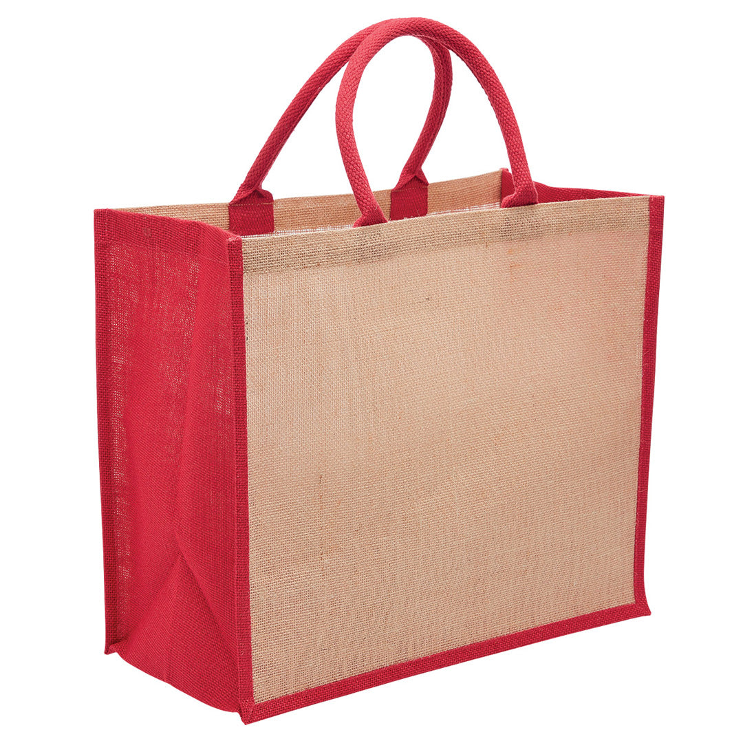 House of Uniforms The Eco Jute Tote Bag Legend Red