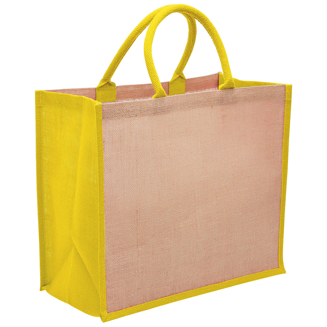 House of Uniforms The Eco Jute Tote Bag Legend Yellow