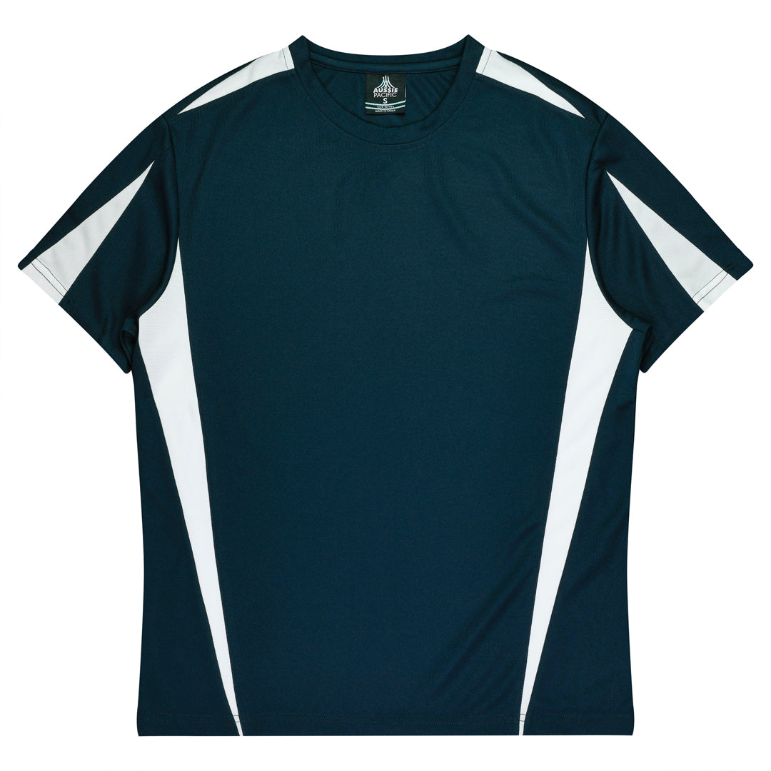 House of Uniforms The Eureka Tee Shirt | Mens Aussie Pacific Navy/White