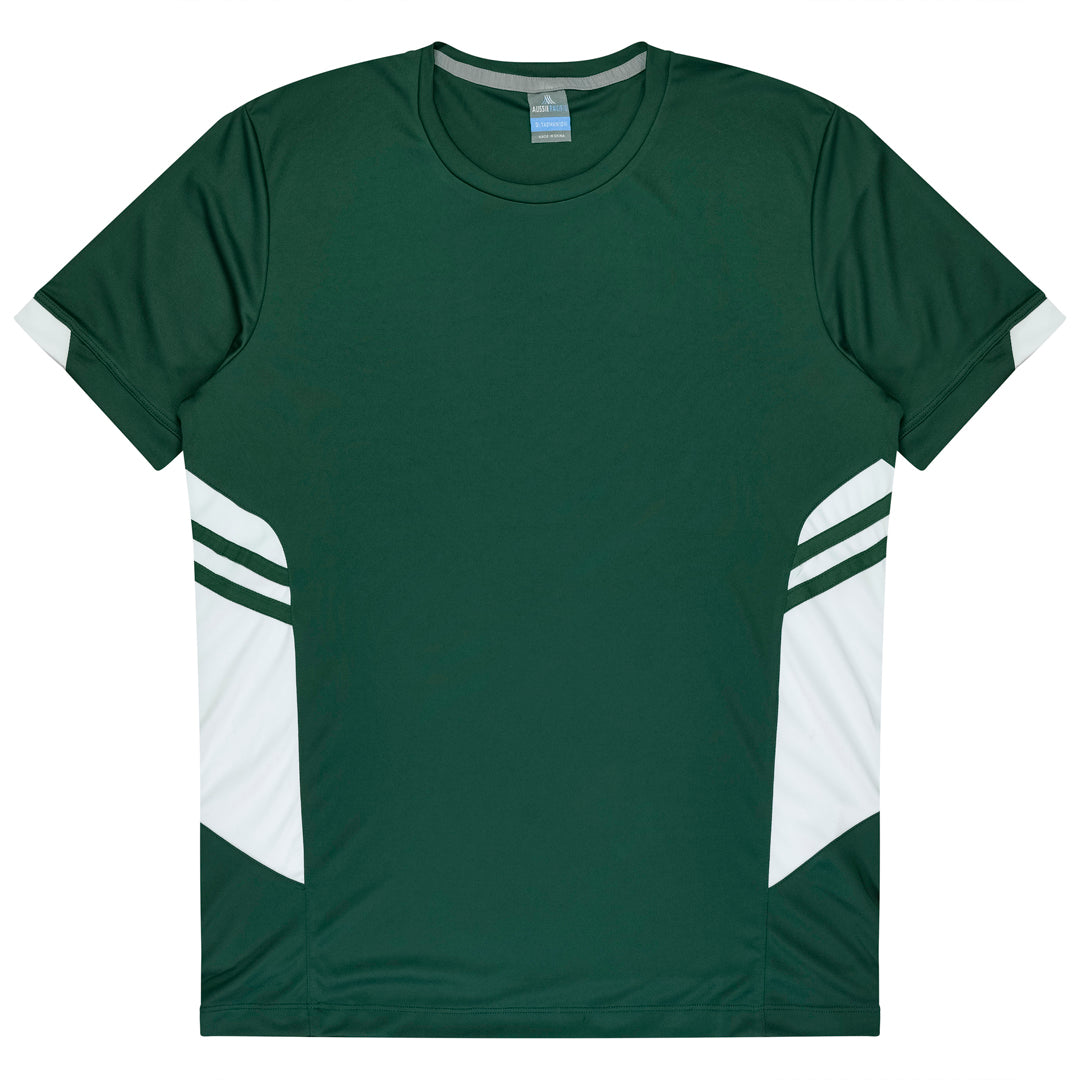 House of Uniforms The Tasman Tee | Mens | Short Sleeve | Mixed Base Aussie Pacific Bottle/White