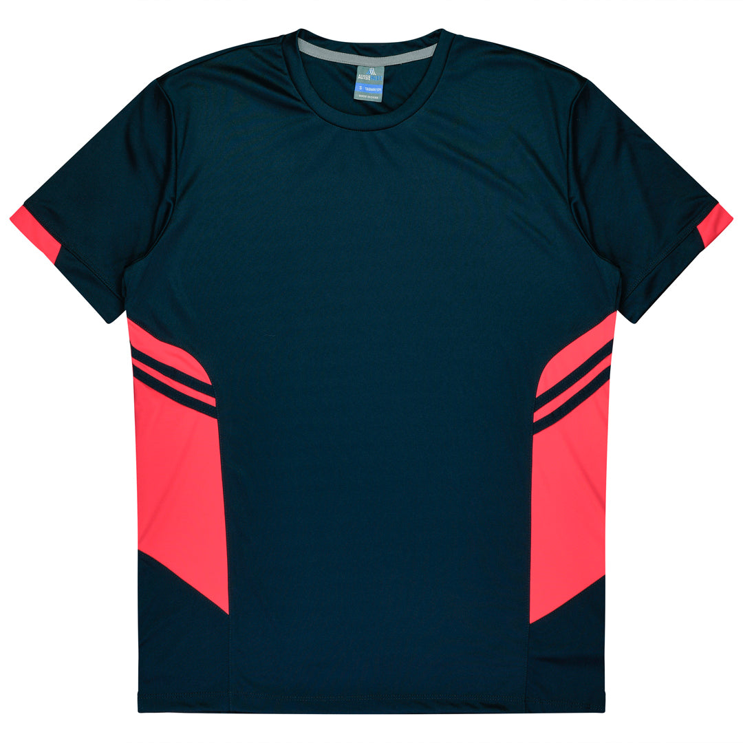 House of Uniforms The Tasman Tee | Mens | Short Sleeve | Neon Base Aussie Pacific