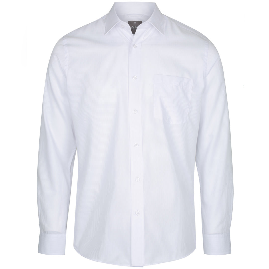 House of Uniforms The Guildford Shirt | Mens | Long Sleeve Gloweave White