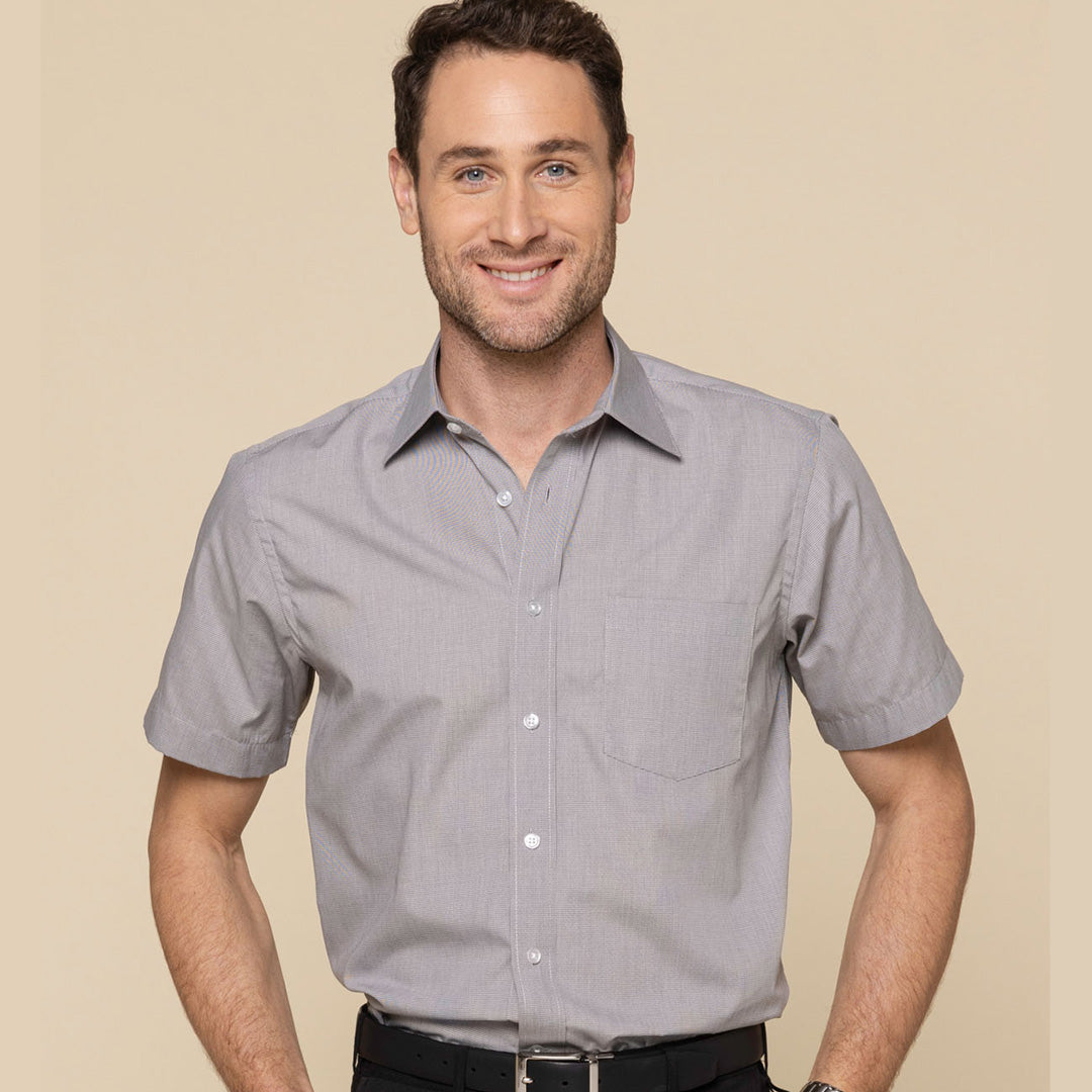 House of Uniforms The Windsor Shirt | Mens | Short Sleeve Gloweave