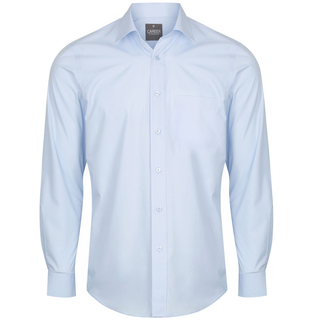 House of Uniforms The Nicholson Shirt | Mens | Long Sleeve | Plus Gloweave Sky