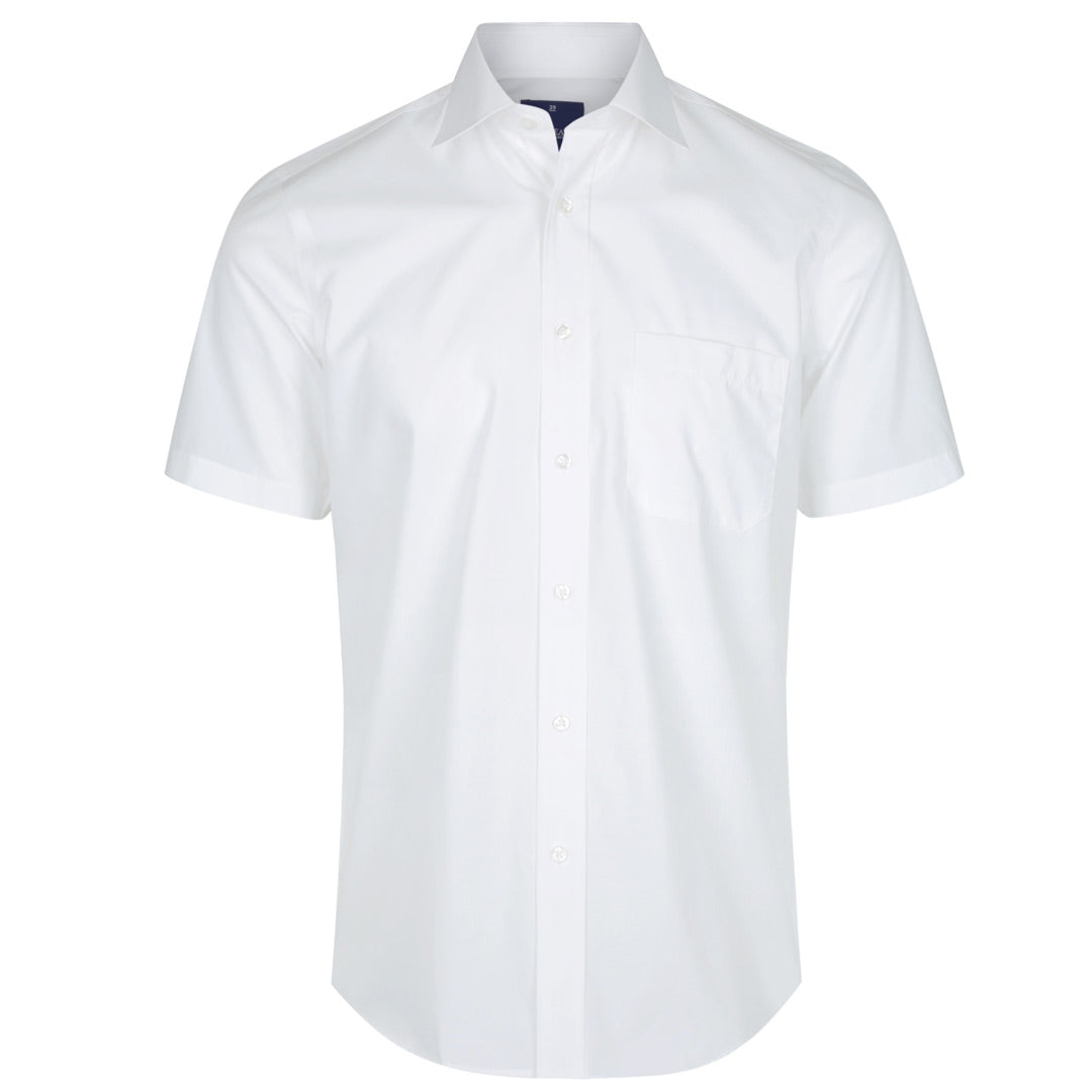 House of Uniforms The Nicholson Shirt | Mens | Short Sleeve Gloweave