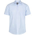 House of Uniforms The Nicholson Shirt | Mens | Short Sleeve | Plus Gloweave Sky