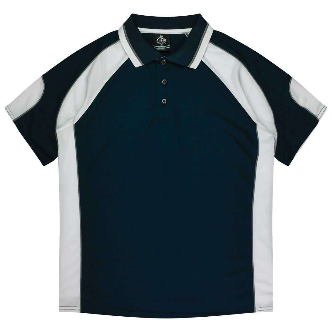 House of Uniforms The Murray Polo | Mens Aussie Pacific Navy/White