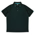 House of Uniforms The Flinders Polo | Mens | Short Sleeve Aussie Pacific Black/Teal