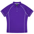 House of Uniforms The Endeavour Polo | Mens | Short Sleeve | Plus Aussie Pacific Purple/White