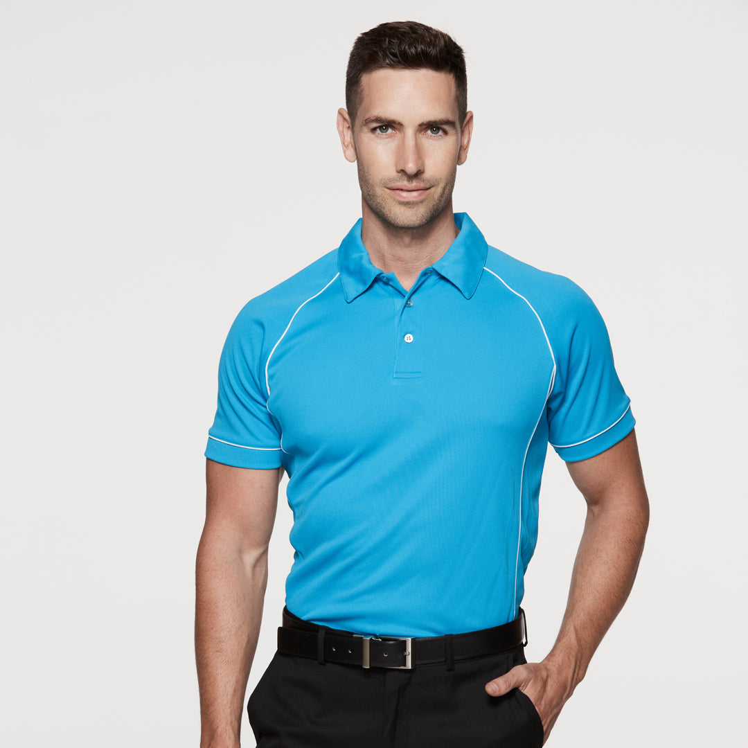 House of Uniforms The Endeavour Polo | Mens | Short Sleeve | Plus Aussie Pacific