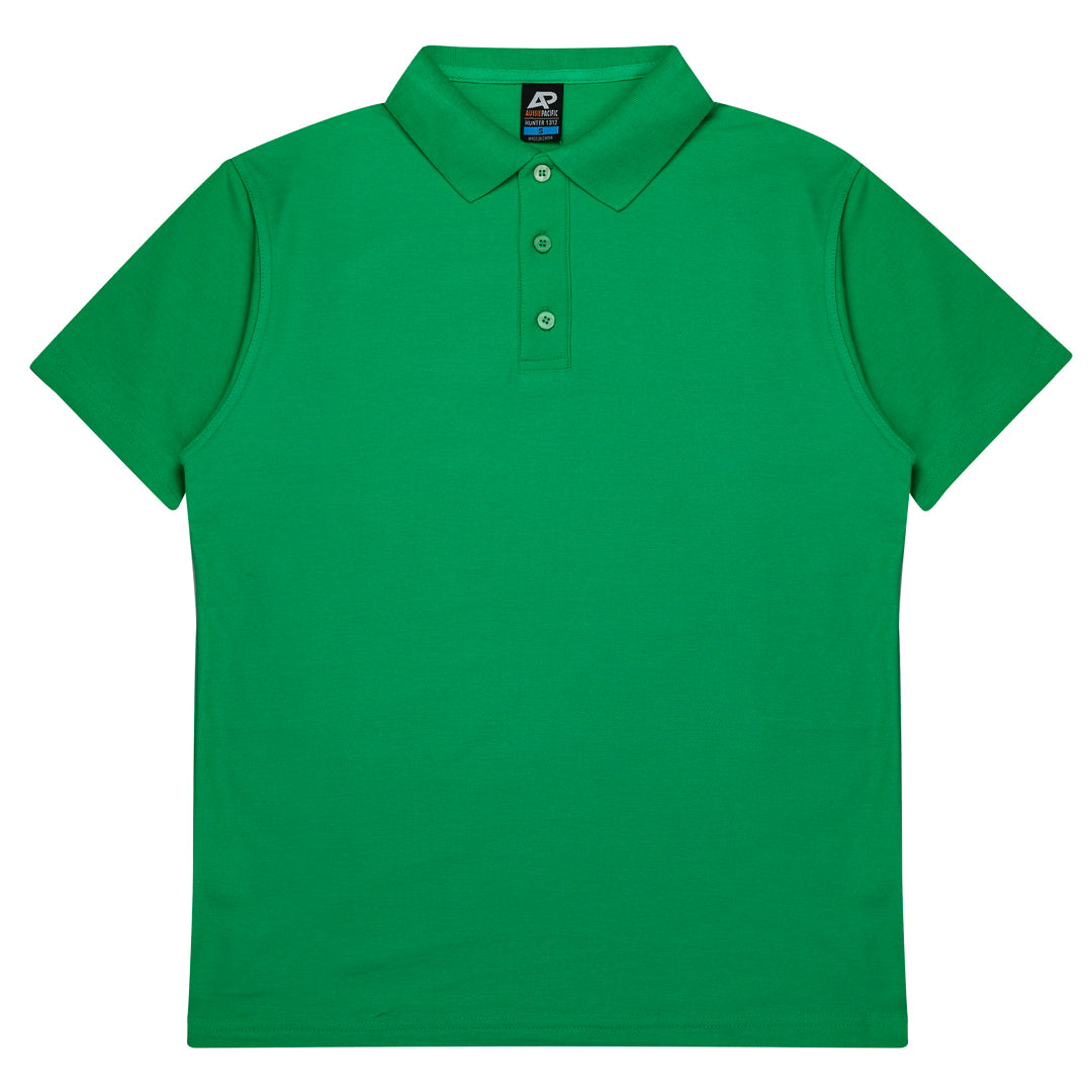 House of Uniforms The Hunter Polo | Mens | Short Sleeve Aussie Pacific Kelly Green