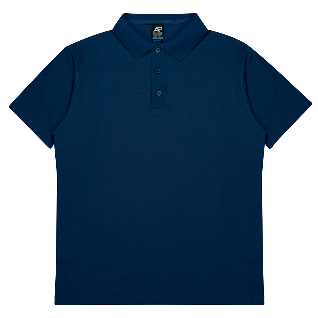 House of Uniforms The Hunter Polo | Mens | Short Sleeve | Plus Aussie Pacific Navy