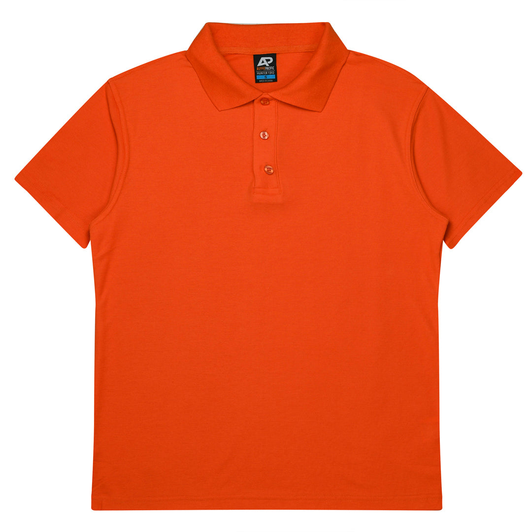 House of Uniforms The Hunter Polo | Mens | Short Sleeve | Plus Aussie Pacific Orange