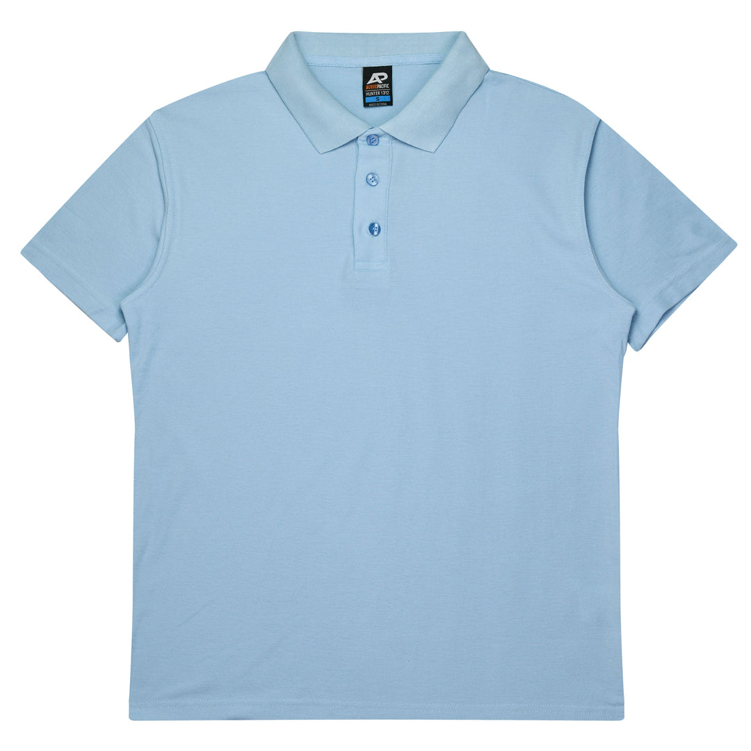 House of Uniforms The Hunter Polo | Mens | Short Sleeve | Plus Aussie Pacific Sky