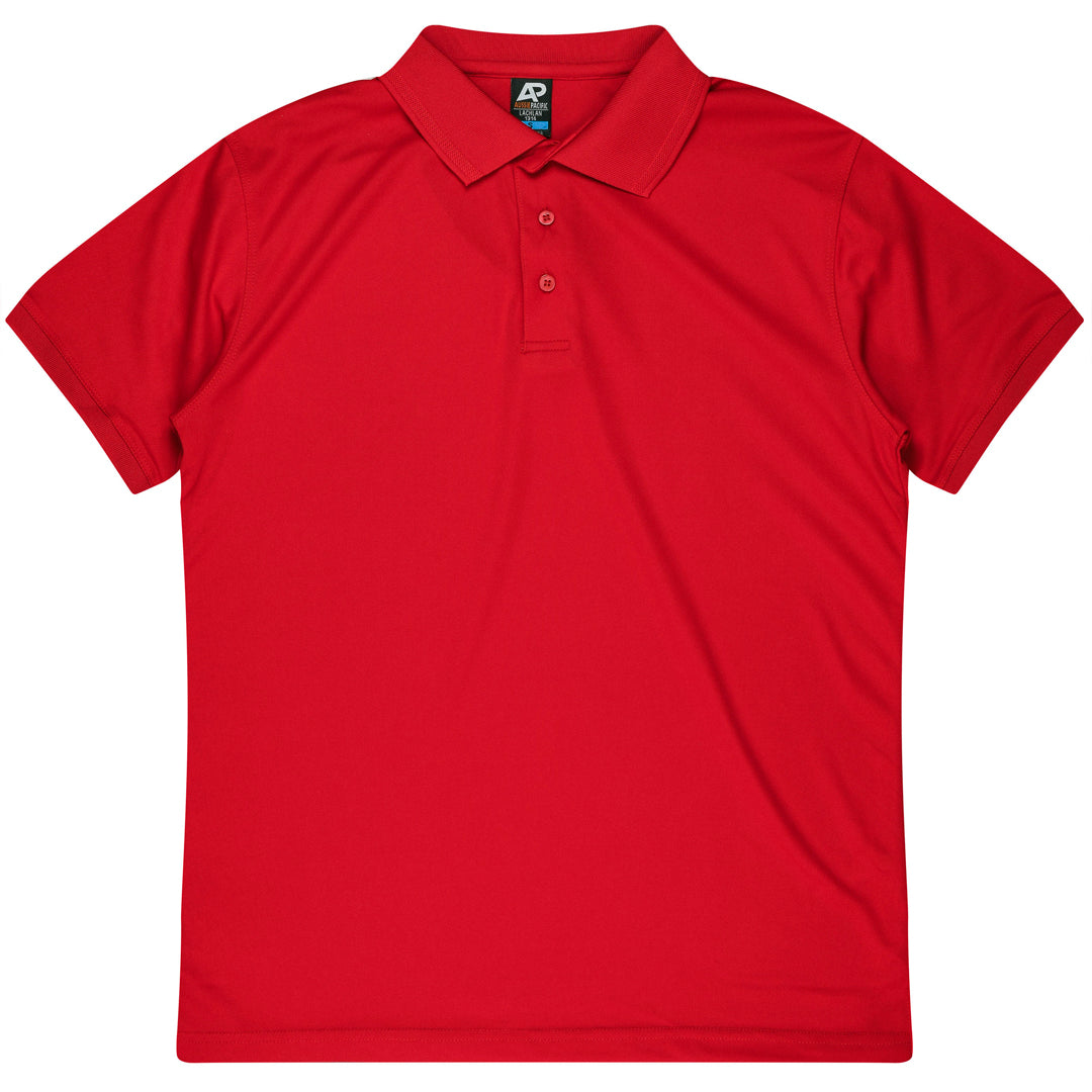 House of Uniforms The Lachlan Polo | Mens | Short Sleeve Aussie Pacific Red