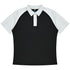 House of Uniforms The Manly Beach Polo | Mens | Plus | Short Sleeve Aussie Pacific Black/White