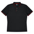 House of Uniforms The Cottesloe Polo | Mens | Short Sleeve Aussie Pacific Black/Red