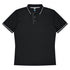 House of Uniforms The Cottesloe Polo | Mens | Short Sleeve Aussie Pacific Black/White