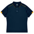 House of Uniforms The Currumbin Polo | Mens | Plus | Short Sleeve Aussie Pacific Navy/Gold