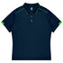 House of Uniforms The Currumbin Polo | Mens | Short Sleeve Aussie Pacific Navy/Green