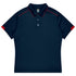 House of Uniforms The Currumbin Polo | Mens | Short Sleeve Aussie Pacific Navy/Red