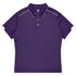 House of Uniforms The Currumbin Polo | Mens | Short Sleeve Aussie Pacific Purple/White