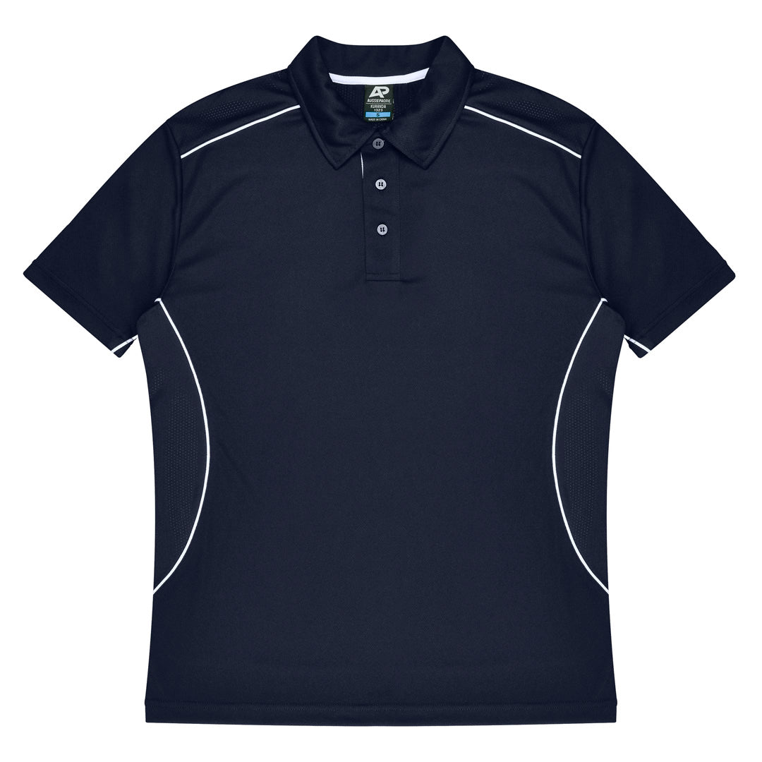 House of Uniforms The Kuranda Polo | Mens | Short Sleeve Aussie Pacific Navy/White