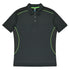 House of Uniforms The Kuranda Polo | Mens | Short Sleeve Aussie Pacific Slate/Neon Green