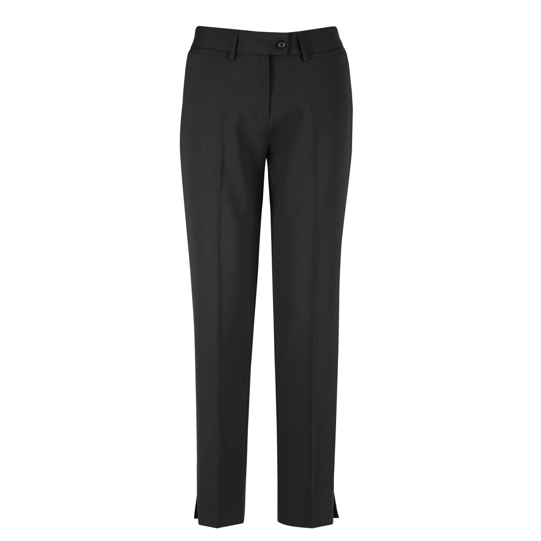 House of Uniforms The Cool Wool Slim Pant | Ladies Clearance Biz Corporates Black
