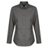 House of Uniforms The Nicholson Shirt | Ladies | Slim Fit | Long Sleeve Gloweave Charcoal
