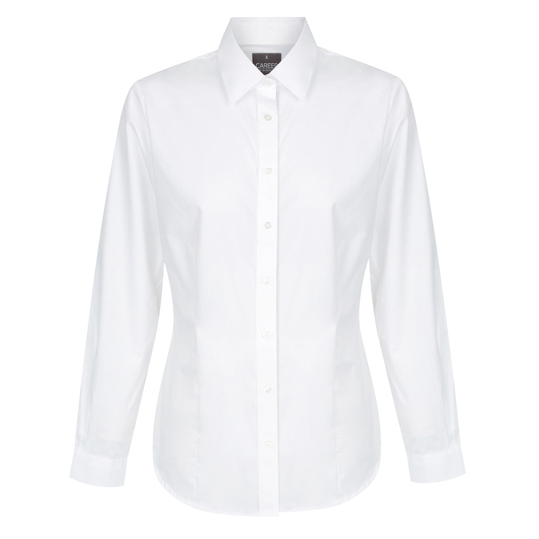 House of Uniforms The Nicholson Shirt | Ladies | Slim Fit | Long Sleeve Gloweave