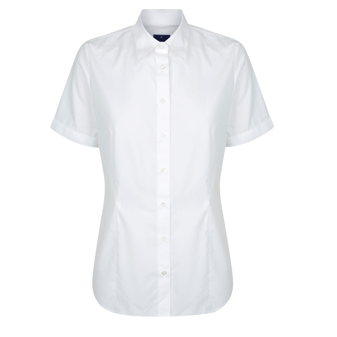 House of Uniforms The Nicholson Shirt | Ladies | Slim Fit | Short Sleeve Gloweave