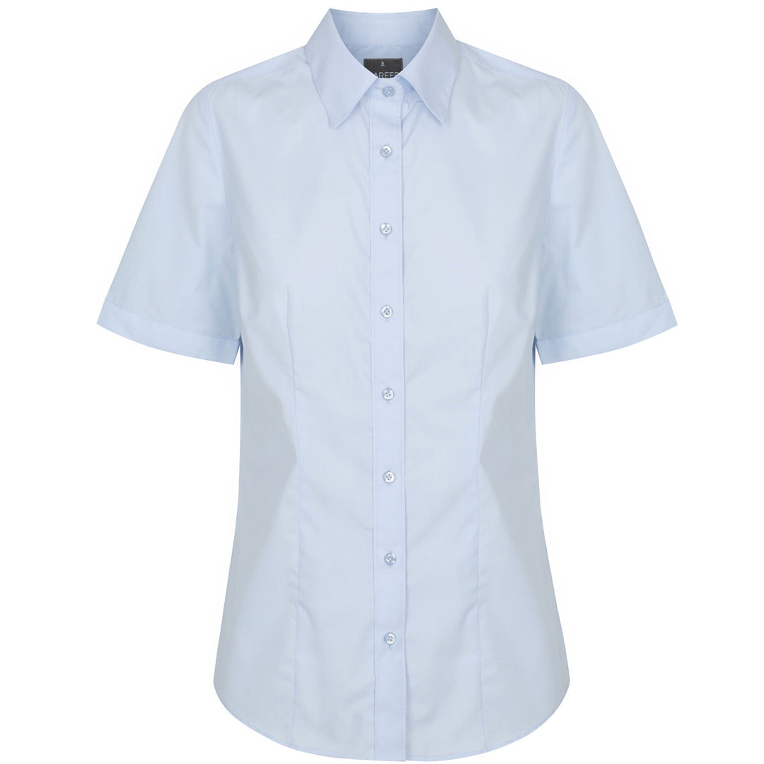 House of Uniforms The Nicholson Shirt | Ladies | Slim Fit | Short Sleeve Gloweave