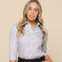 House of Uniforms The Nicholson Shirt | Ladies | Slim Fit | 3/4 Sleeve Gloweave